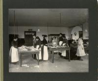 Measuring and Cutting in the Sewing Room, 1901