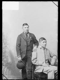 Burdett Tsis-nah and Giles Lancy, 1889