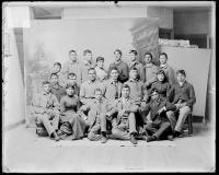 Twenty unidentified students (Miss Seabrook's class), 1889