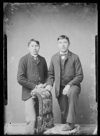 Two unidentified male students #16, c.1890