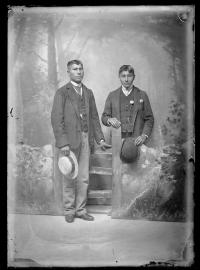Two unidentified male students #15, c.1885