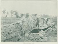 Students Repairing Stone Farm Fences, 1901