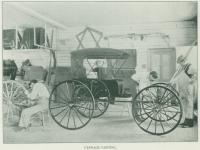 Students Painting Carriages, 1901