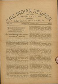 The Indian Helper (Vol. 11, No. 10)