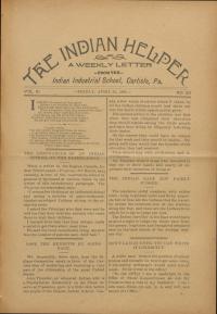 The Indian Helper (Vol. 11, No. 29)