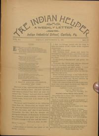 The Indian Helper (Vol. 11, No. 51)