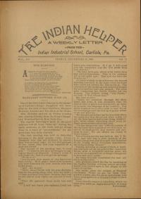 The Indian Helper (Vol. 12, No. 11)