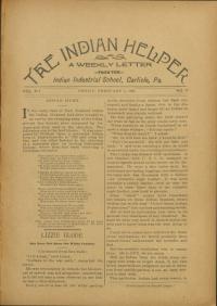 The Indian Helper (Vol. 12, No. 17)