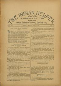 The Indian Helper (Vol. 12, No. 20)