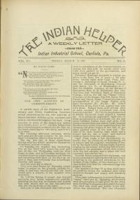 The Indian Helper (Vol. 12, No. 23)