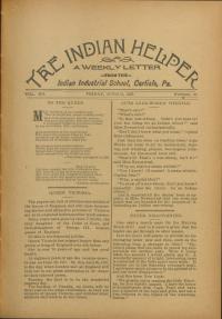 The Indian Helper (Vol. 12, No. 36)