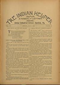 The Indian Helper (Vol. 12, No. 38)