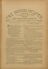 The Indian Helper (Vol. 12, No. 52)