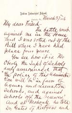 Letter from Richard H. Pratt to Cornelius R. Agnew, March 27, 1886