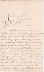 Request of Charles Chickeny to Reenroll at the Carlisle Indian School