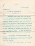 Pratt Follow-up Letter regarding Band at World's Columbian Exposition