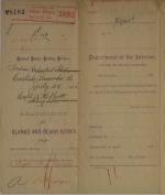 Requisition for Blanks and Blank Books, July 1893