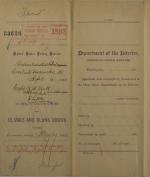 Requisition for Blanks and Blank Books, September 1893
