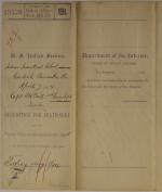 Requisition for Stationery, April 1894