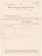 Requisition for Blanks and Blank Books, April 1900