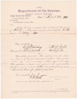 Alfred J. Standing's Application for Leave of Absence