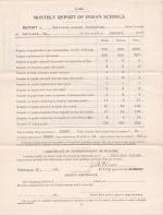 Monthly School Report for January 1907