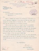 Resignation of Assistant Carpenter William H. H. Austin