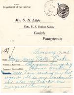 Mary Belle Cooke (Ares mis romheahah) Student File [entered 1906]
