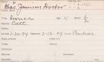 Thomas Jamerson Doctor Student Information Card