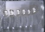 Six male students, c.1900