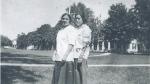Lila Maybee and Unidentified Female Student, c. 1914