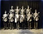 Male students as the "Soldiers' Chorus" in "The Captain of Plymouth", 1909