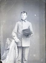 Unidentified Male Student with Hat, c.1883