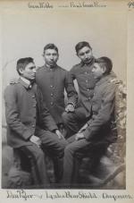 John Tyler, Samuel Noble, Paul Good Bear, and Luke Bear Shield [version 2], c.1890