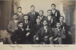 Twelve male Piegan students [version 2], c.1891