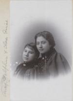 Amy Dolphus and Clara Price, c.1897
