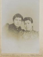 Carrie Cornelius and Marian King, c.1894