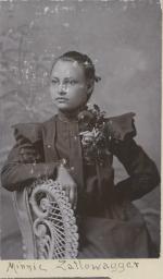 Minnie Zawallager, c.1898