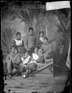 Seven unidentified Pueblo students [version 1], c.1898