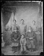 Six unidentified students, c.1885