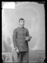 Unknown Student in Band Uniform, c.1895