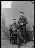 Charles Redmore and an unidentified young man, c.1888