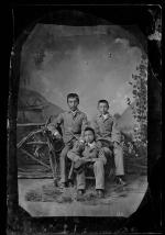 Three unidentified male students #3, c.1885