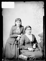 Myra Cedar Grove and Rhoda Red Wolf, c.1884