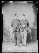 Two unidentified male students #13, c.1885