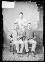 Three unidentified male students #4, c.1885
