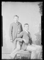Two unidentified male students #12, c.1885