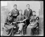Edward Marsden and four Alaskan students [version 1], 1893 