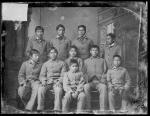 Ten unidentified male Omaha students #3, c.1882
