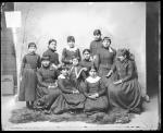 Eleven unidentified female students, 1889